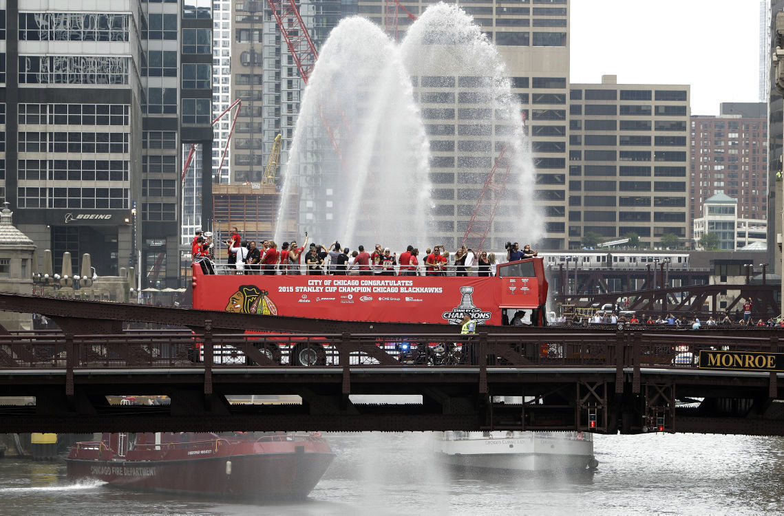 Blackhawks parade